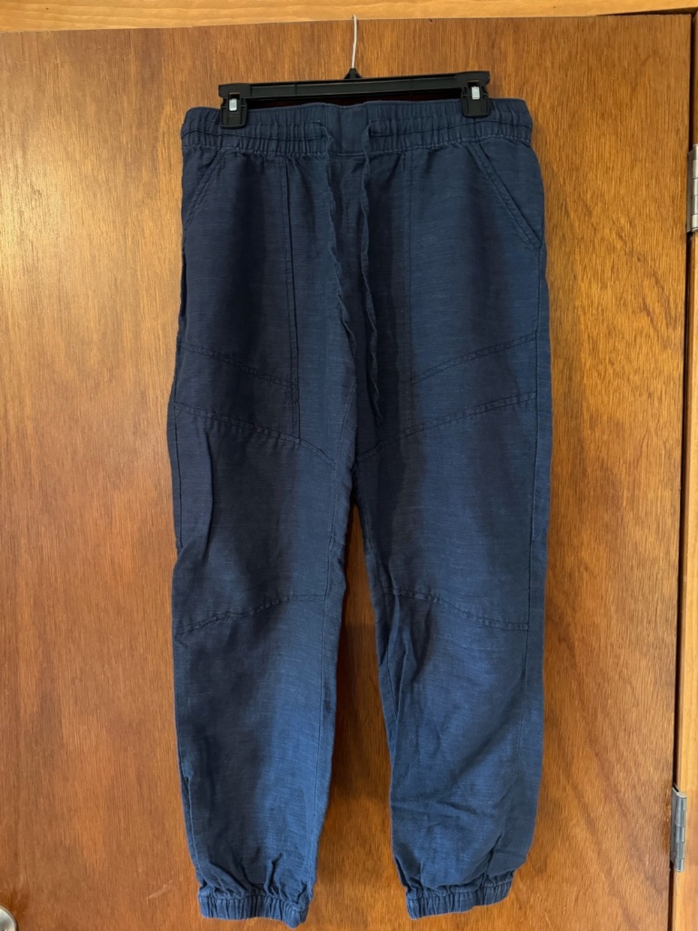 Lucky Brand Women's Navy Linen Lounge Pants